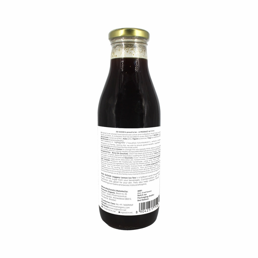 Jaggery Lemon Ice Tea Syrup 500ml