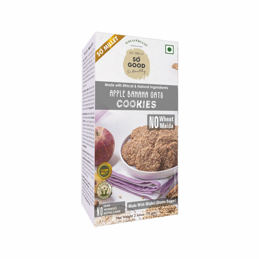 Apple Banana Oats Cookies 75gm