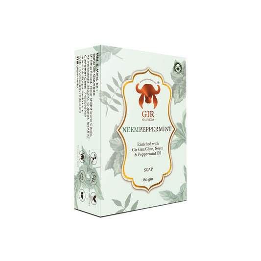 Neem Peppermint Herbal Soap 80g