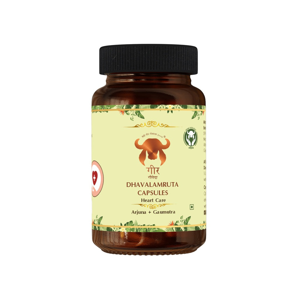 Dhavalamruta Capsule (60 Capsules) - High BP and Cholesterol