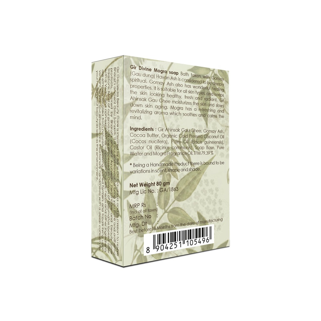 Divine Ash & Mogra Herbal Soap 80g
