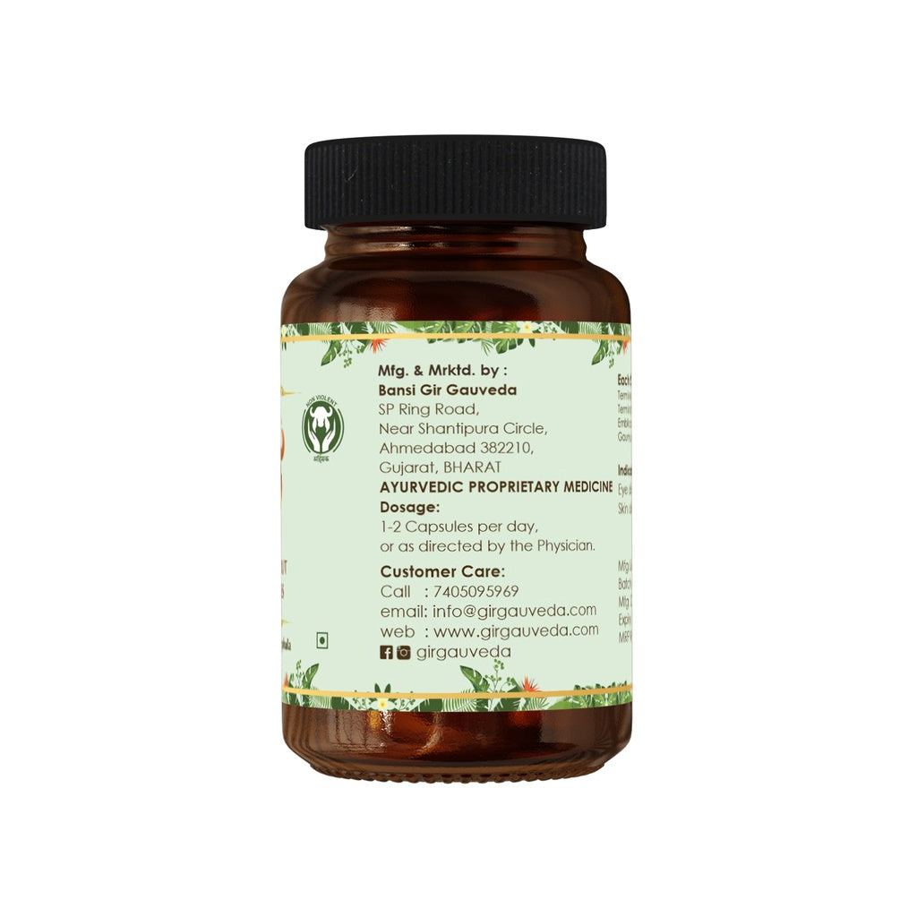 Phalamruta Capsule (60 Capsules) - Eye, Skin Disorders