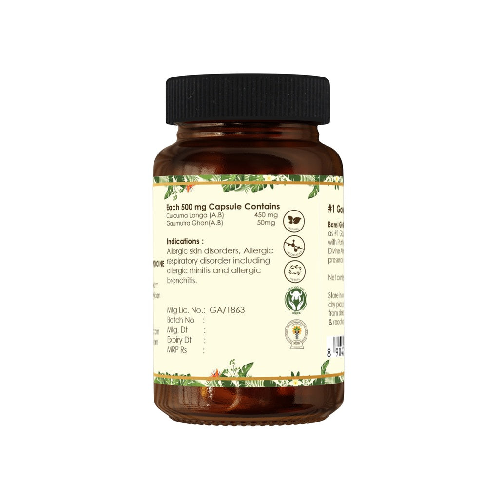 Nishamruta Capsule (60 Capsules) - Allergic | Inflammatory skin conditions
