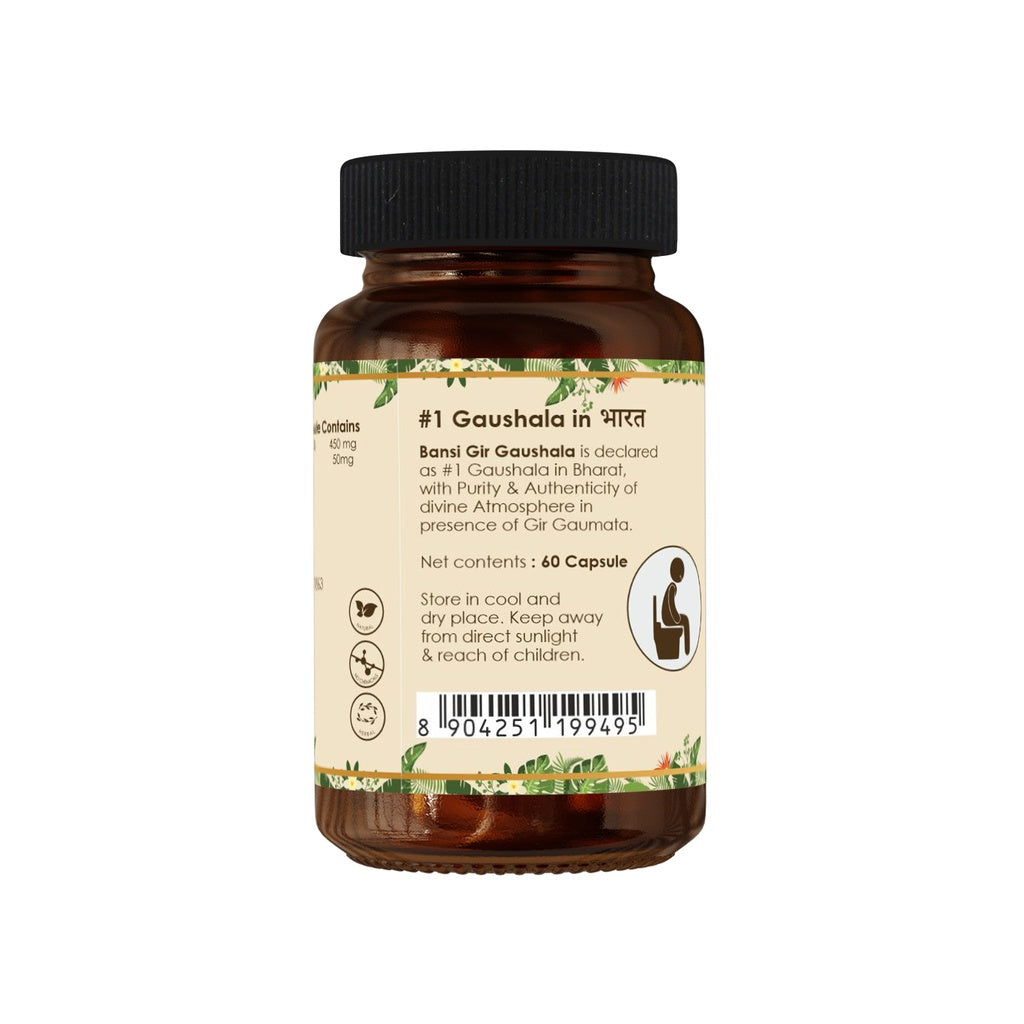 Kabjamruta Capsule (60 Capsules) - Smooth Bowel Movement