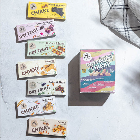 Dryfruit Bar & Chiki Bar 10pcs