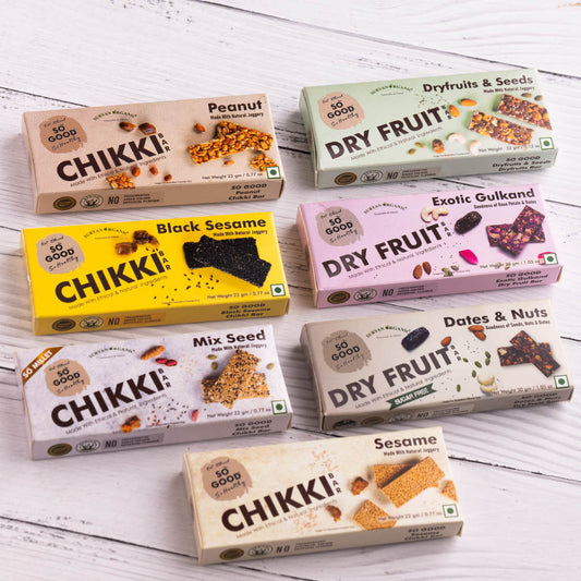 Dryfruit Bar & Chiki Bar 10pcs