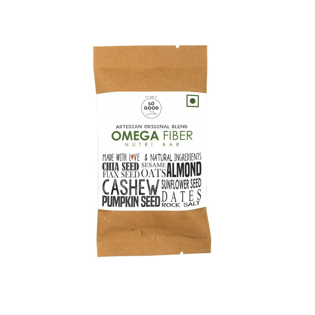 Omega Fiber Nutri Bar 40gm
