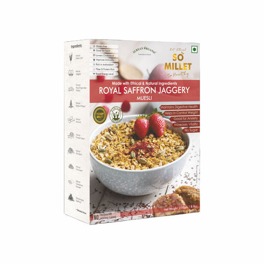 Royal Saffron Muesli With Goodness Of Jaggery 250gm