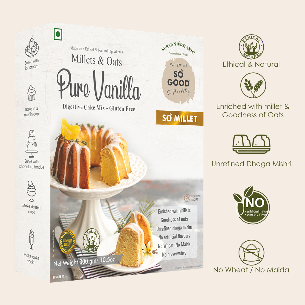Cake Mix - Pure Vanilla Cake mix 300gm