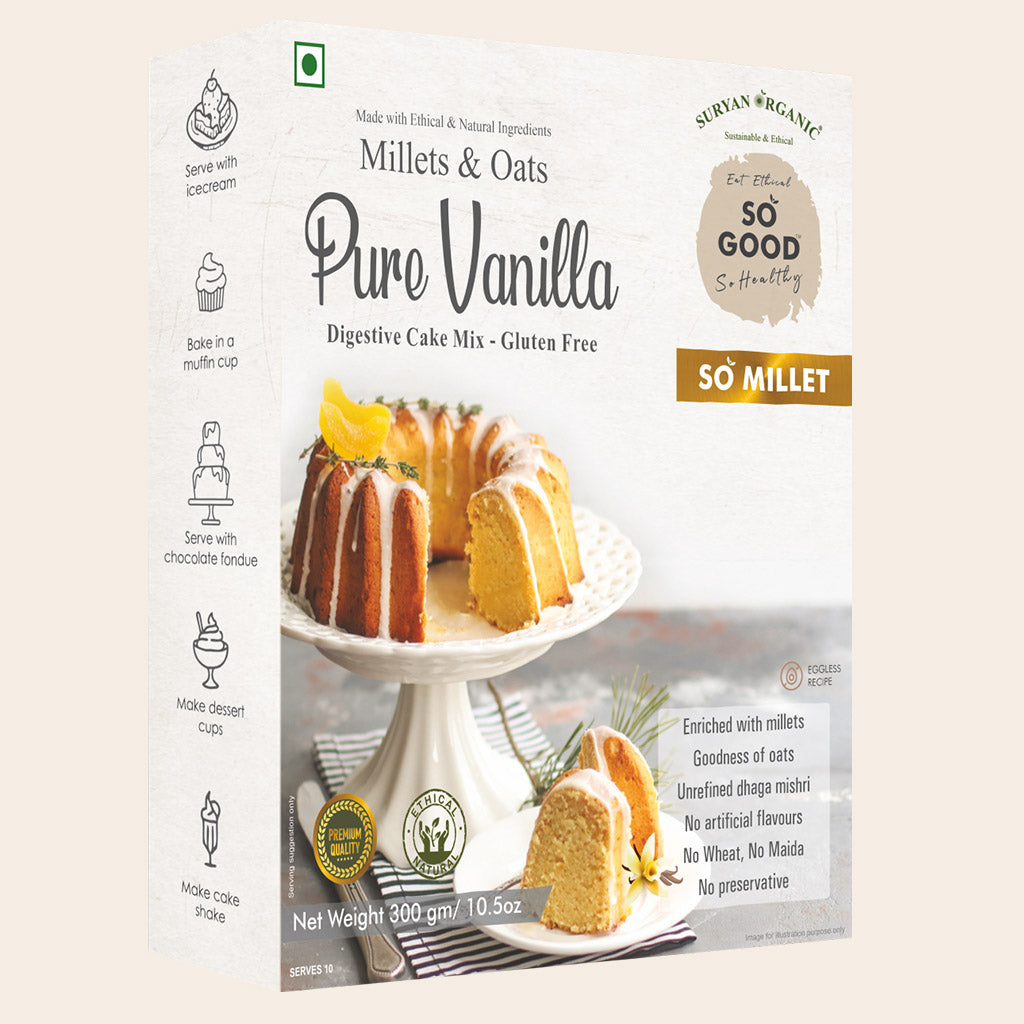 Cake Mix - Pure Vanilla Cake mix 300gm