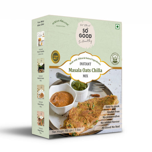 Instant Masala Oats Chilla Mix 200gm