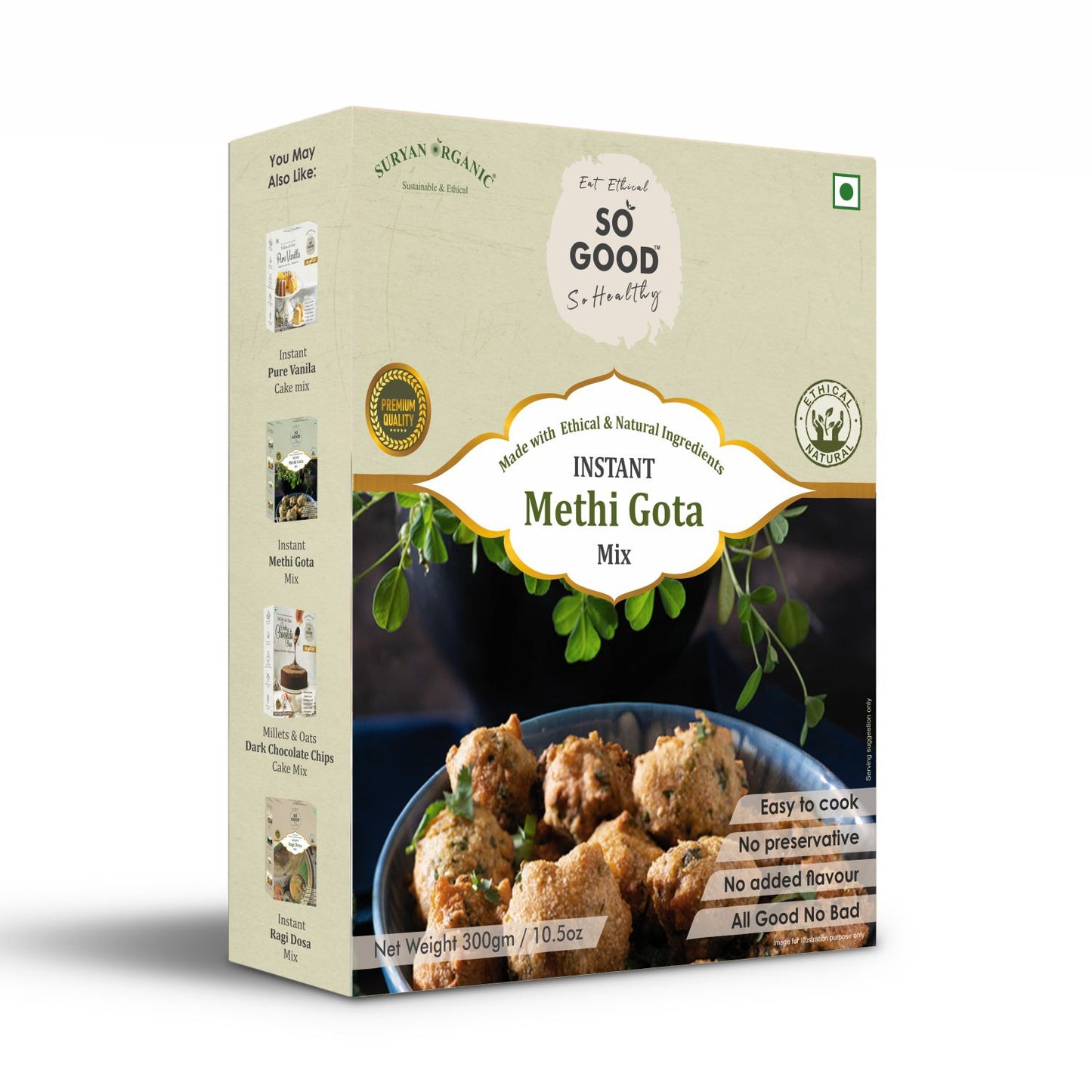 Instant Methi Gota Mix 300gm