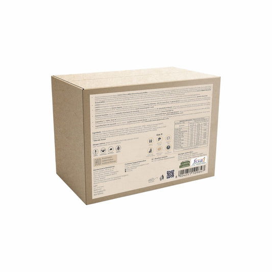 Choco Millet Almond Brownie Brittle 120gm(6 Pcs)