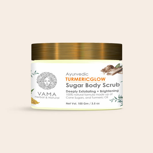 Turmeric Glow Sugar Body Scrub 100gm