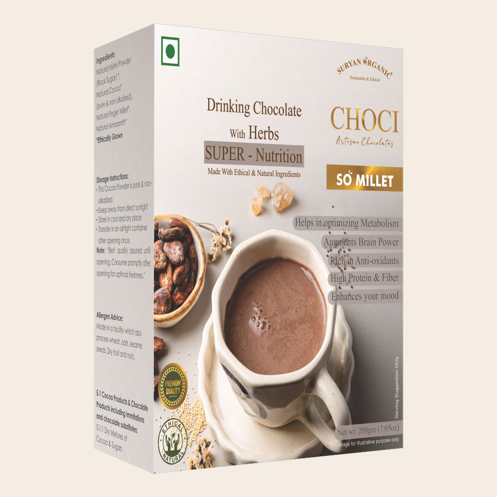 Drinking Chocolate With Herbs Super Nutrition 200gm