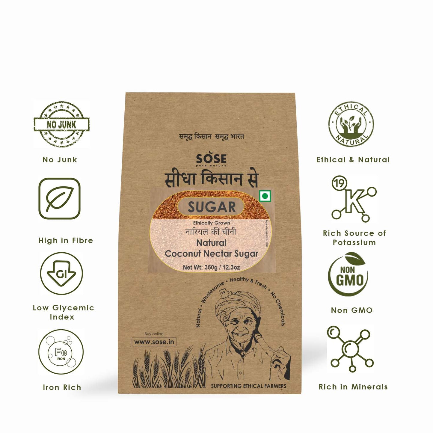 Coconut Nectar Sugar 350gm