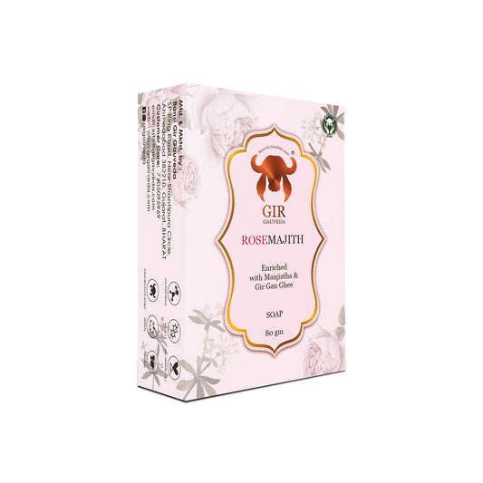 Manjistha & Rose Herbal Soap 80g