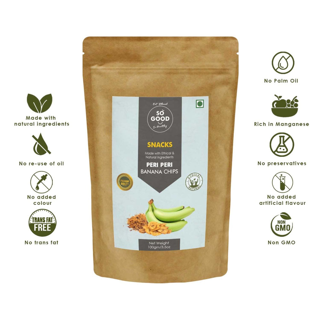 Peri Peri Banana Chips 100gm