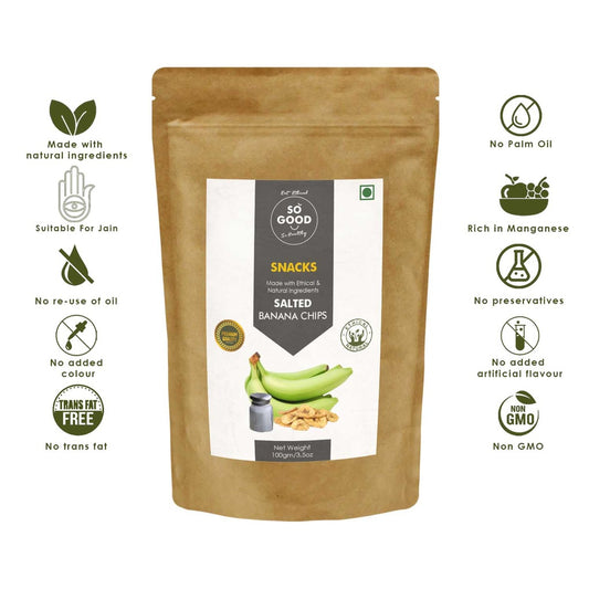 Salted Banana Chips 100gm