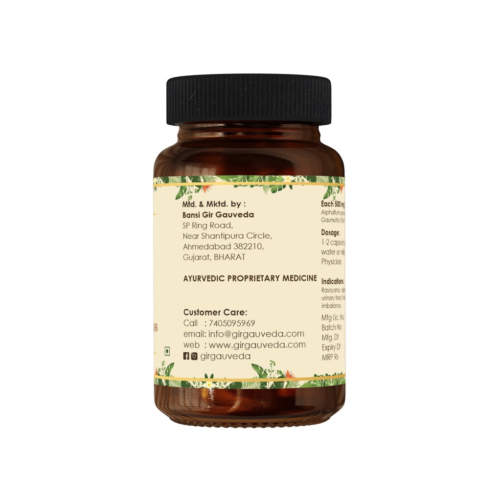 Shilajit Capsule (60 Capsules) - Improve Sexual Function