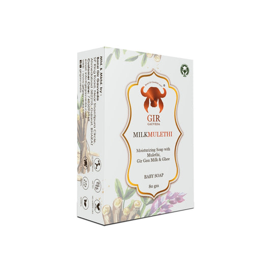 Milk And Mulethi Herbal Soap 80g