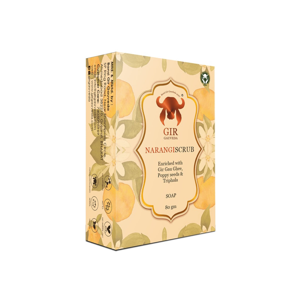 Narangi Scrub Herbal Soap 80g