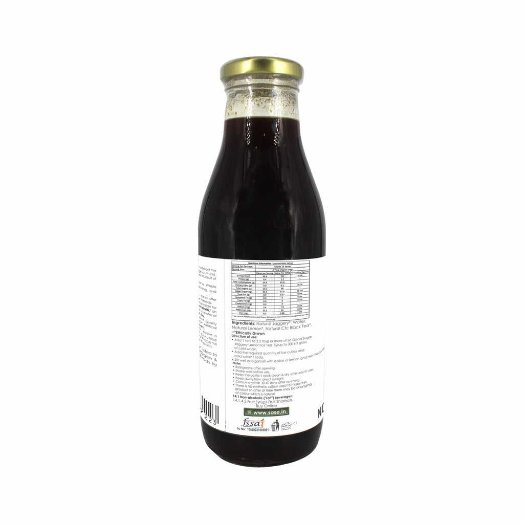 Jaggery Lemon Ice Tea Syrup 500ml