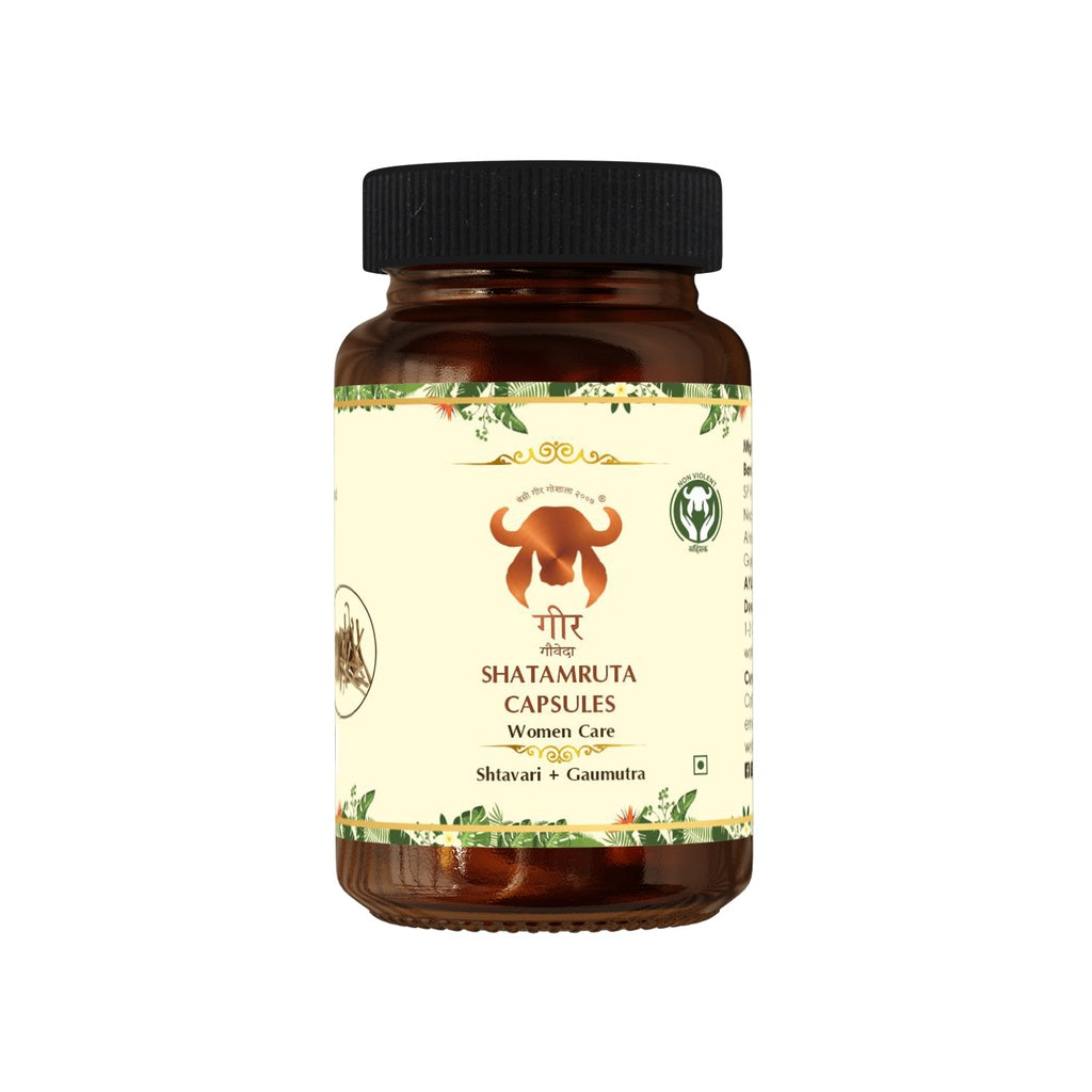 Shatamruta Capsule (60 Capsules) - Post-delivery Supplement, Increase Breast Milk Production