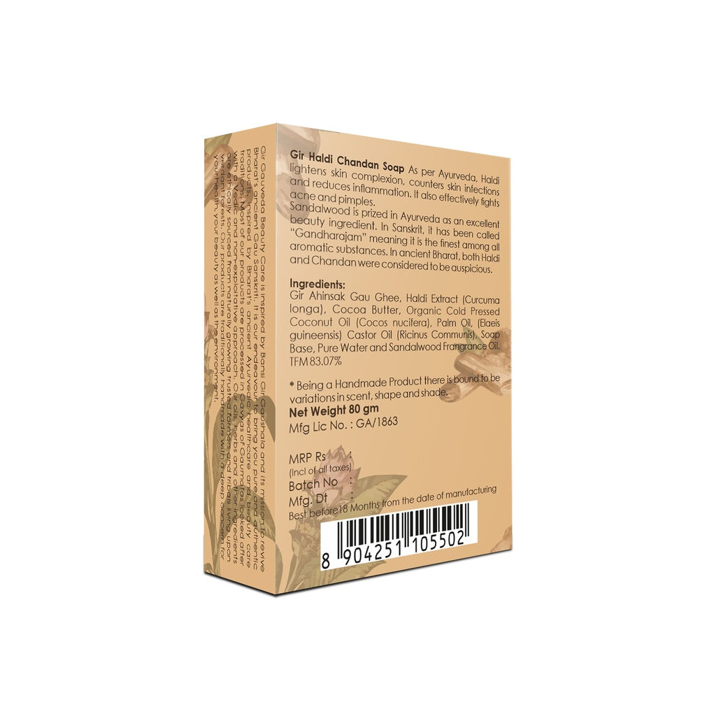 Haldi & Chandan Herbal Soap 80g