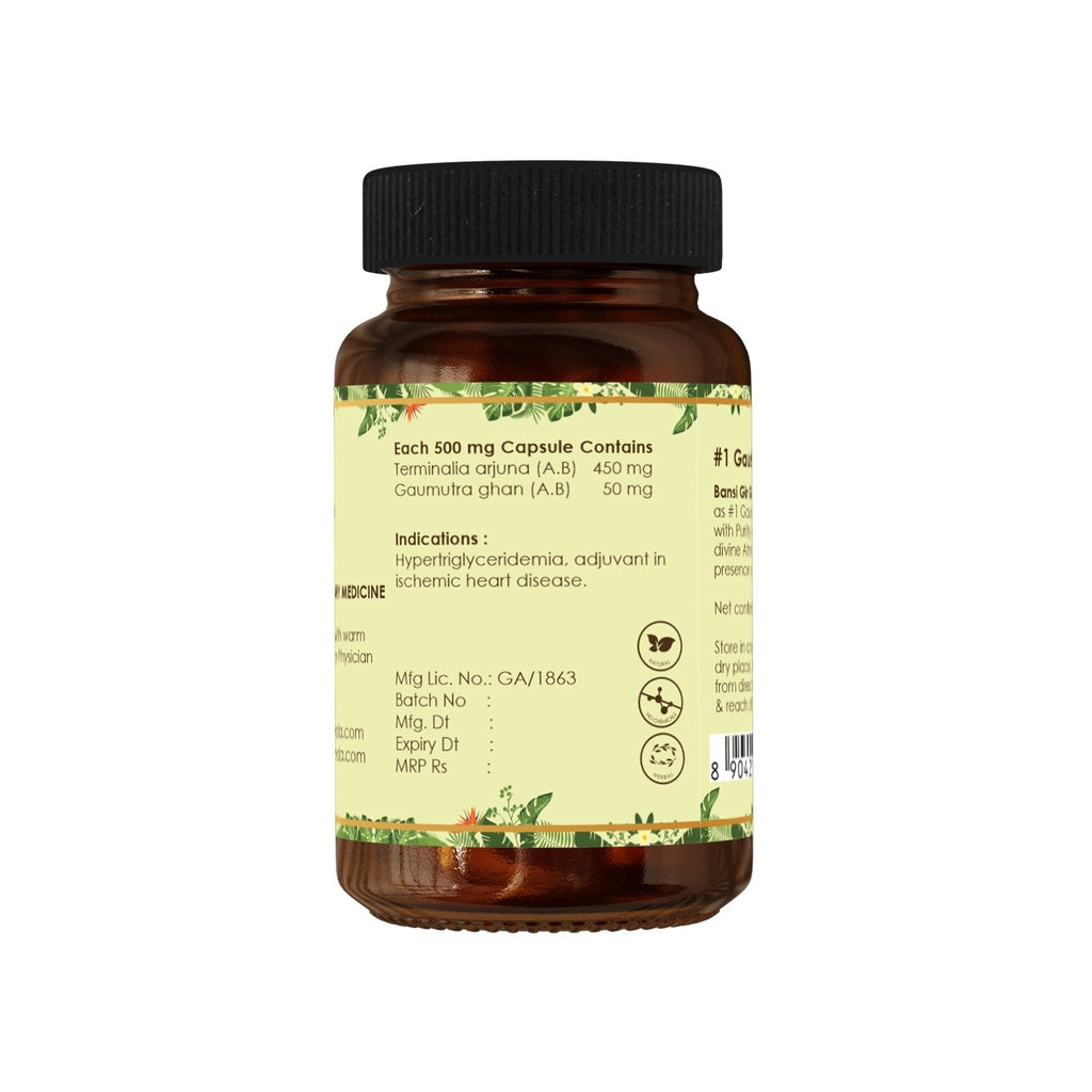 Dhavalamruta Capsule (60 Capsules) - High BP and Cholesterol