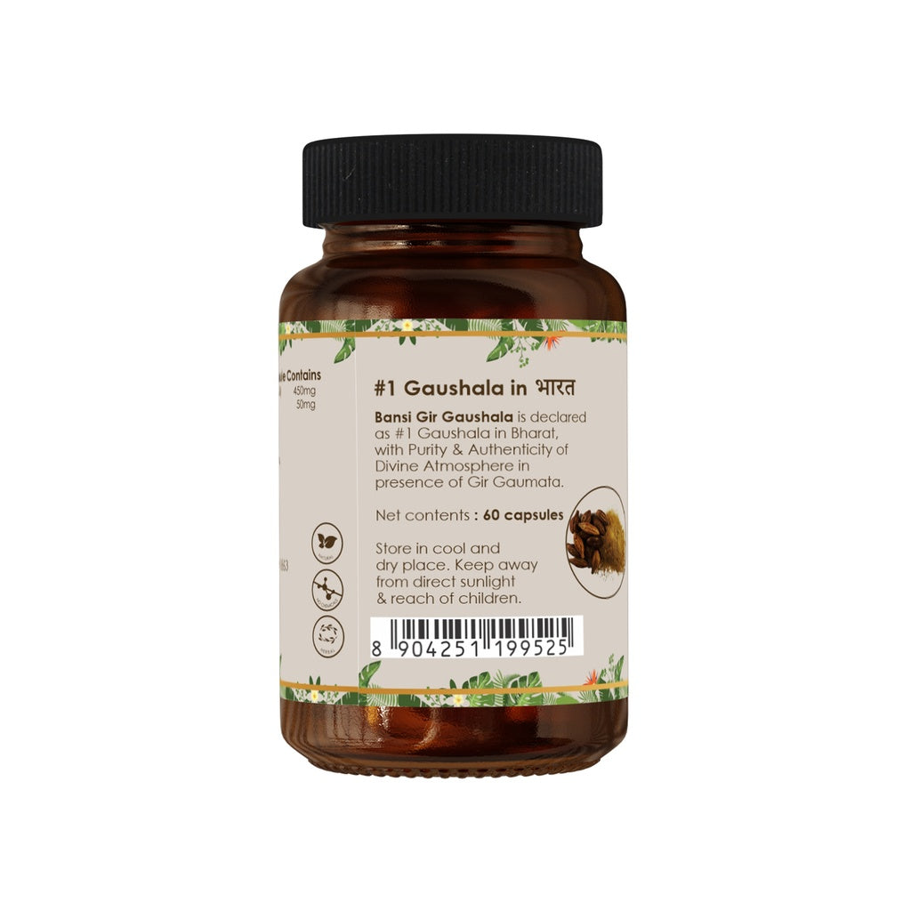 Hadamruta Capsule (60 Capsules) - Bowel Care | Constipation | Helps in detoxification