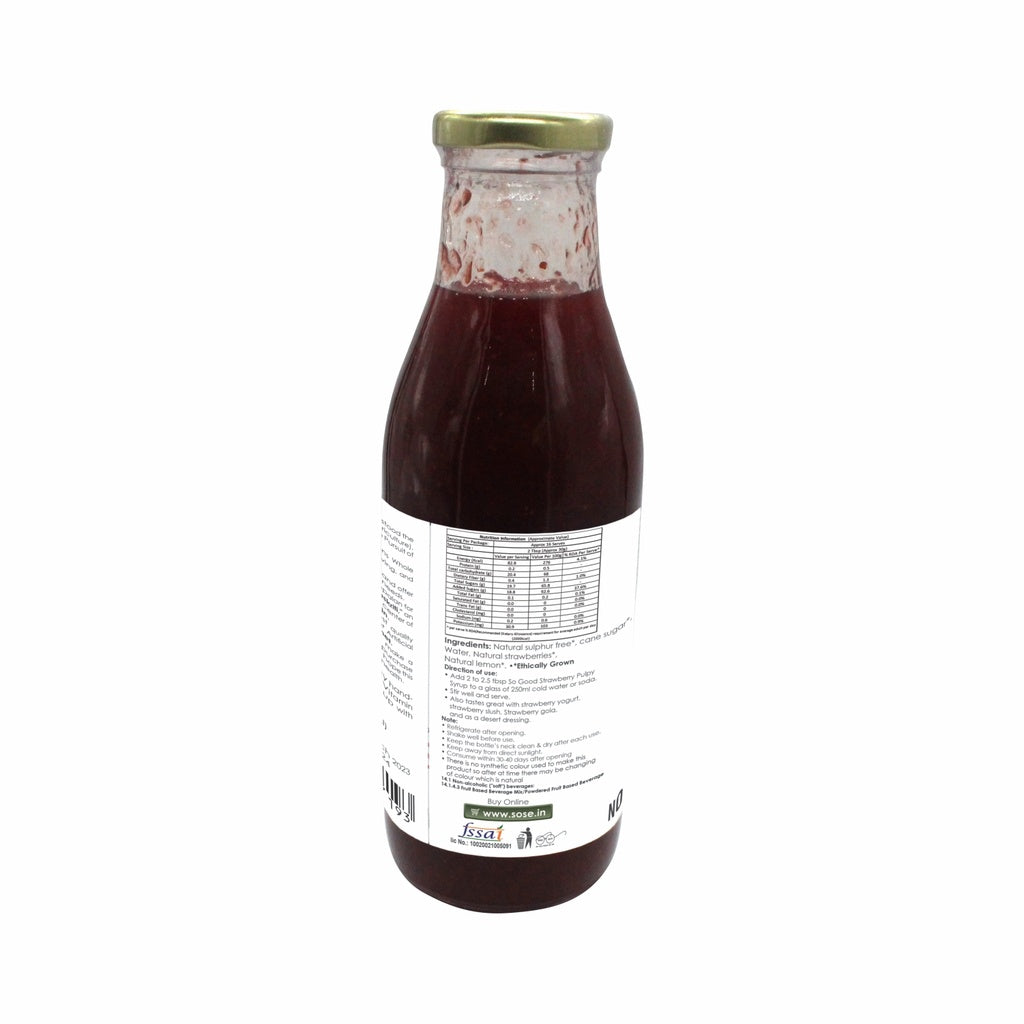 Strawberry Pulpy Syrup 500ml