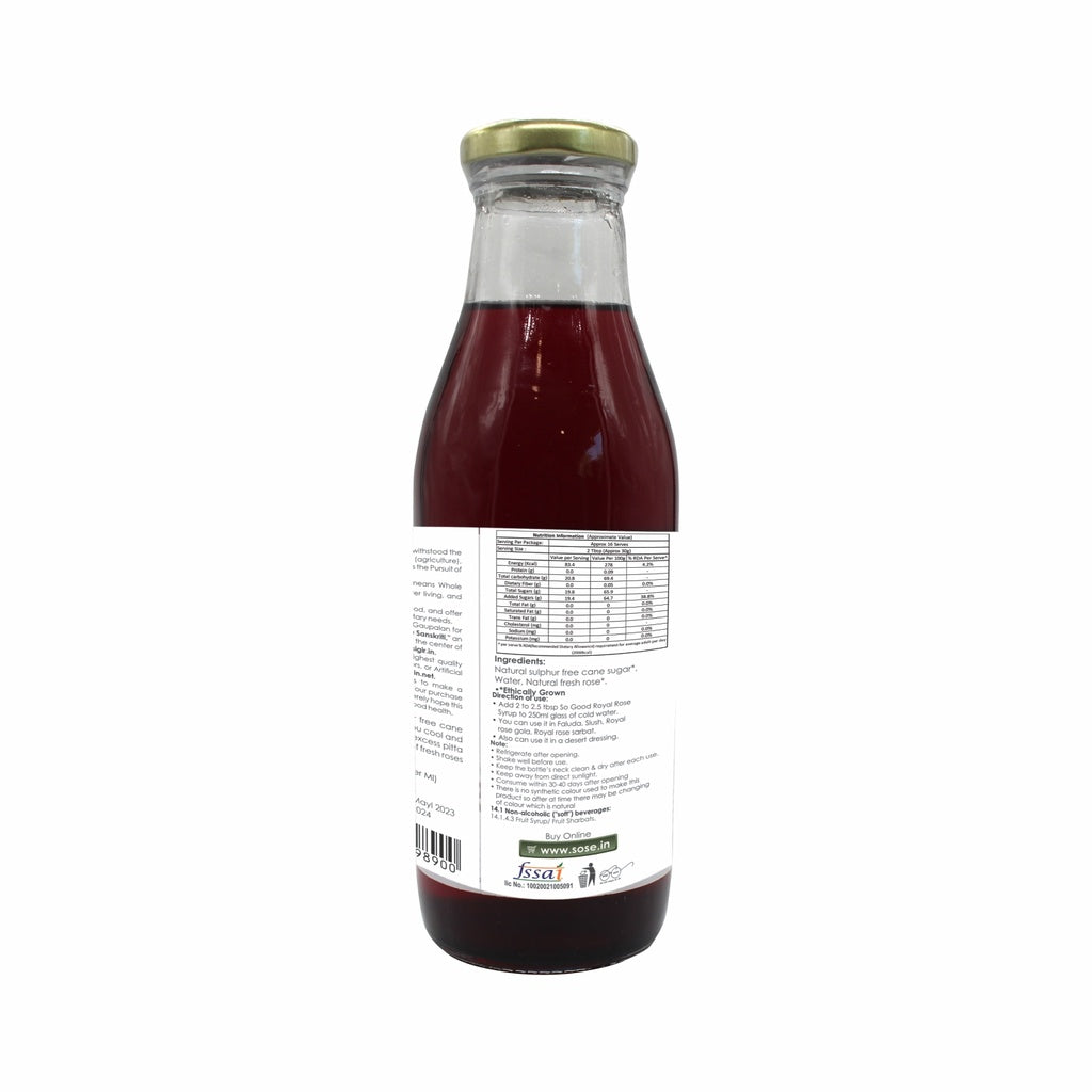Royal Rose Syrup 500ml