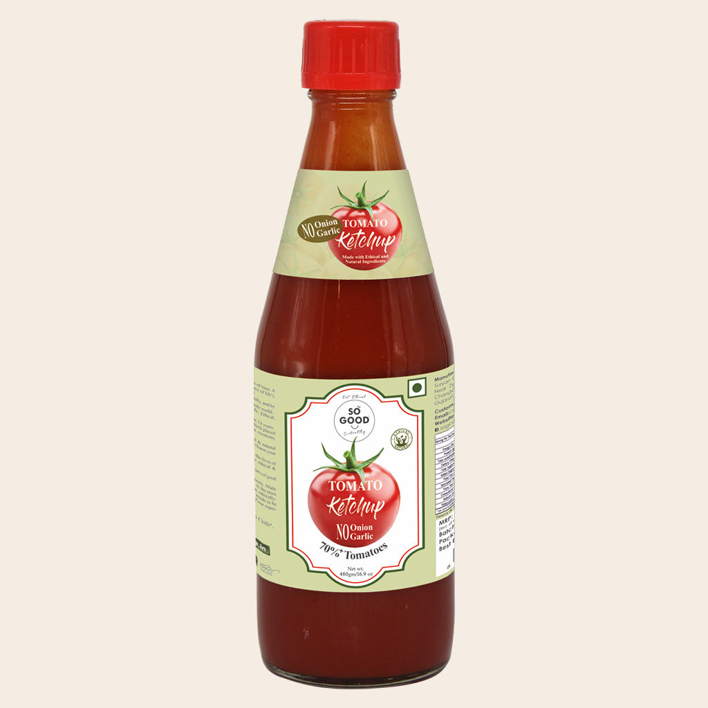 Tomato Ketchup No Onion No Garlic 480gm