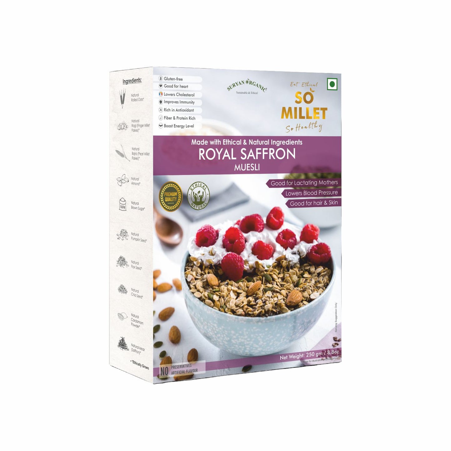 Royal Saffron Muesli 250gm