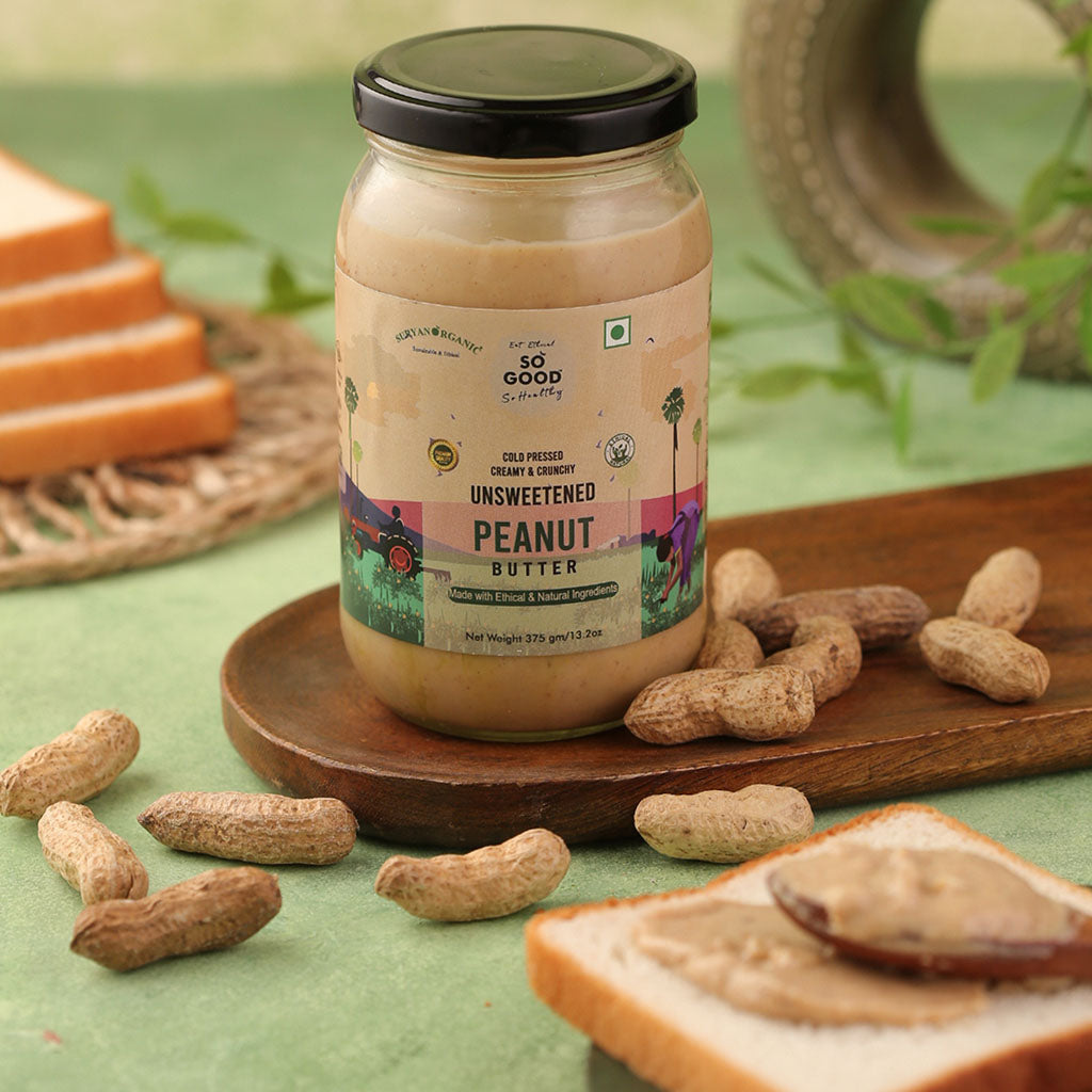 Unsweetened Peanut Butter 375gm