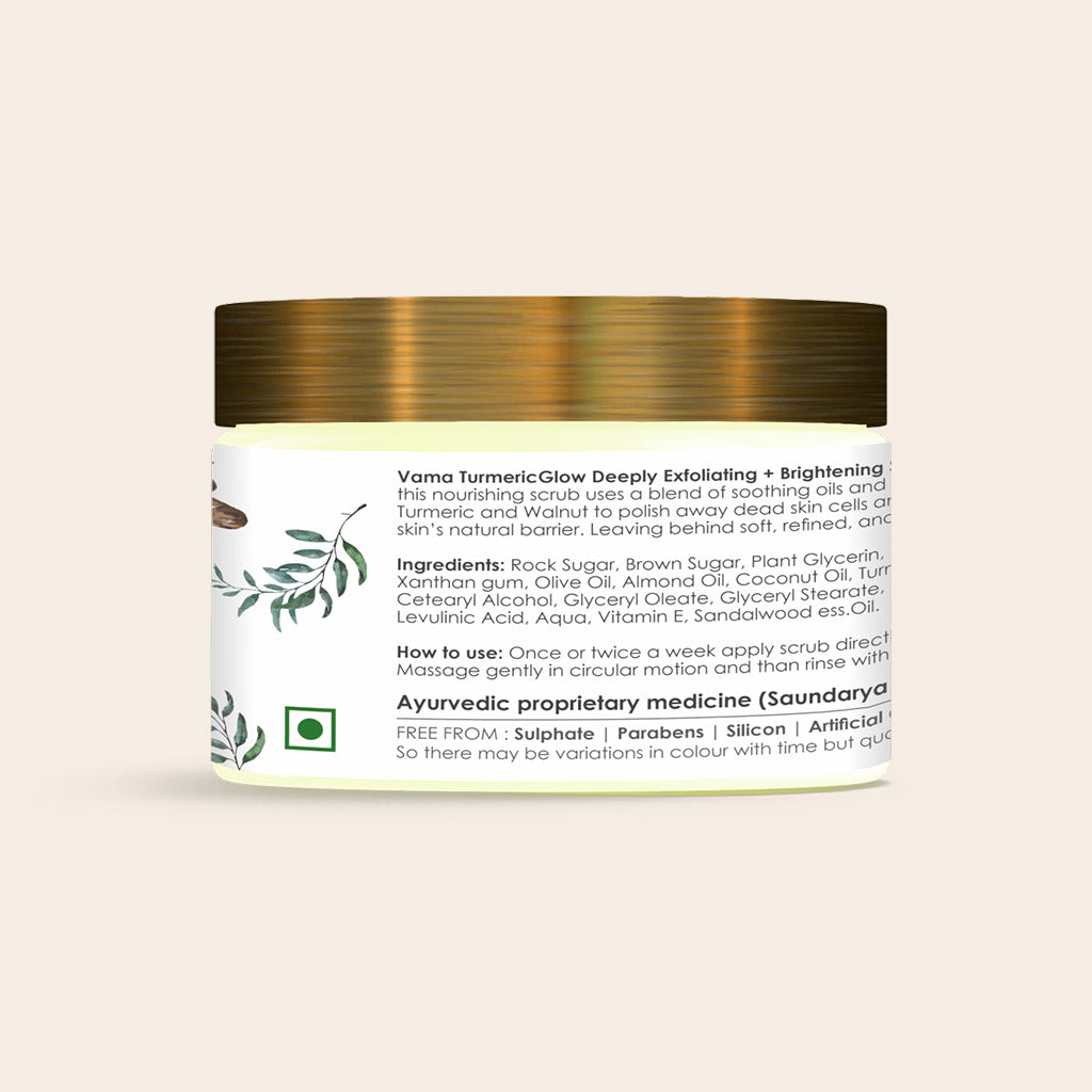 Turmeric Glow Sugar Body Scrub 100gm