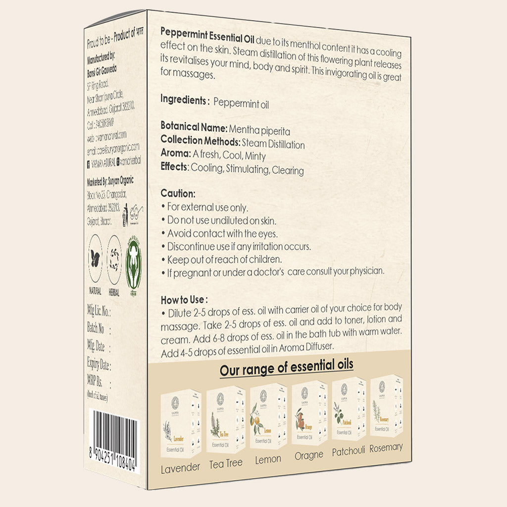 Peppermint Essential Oil 10ml
