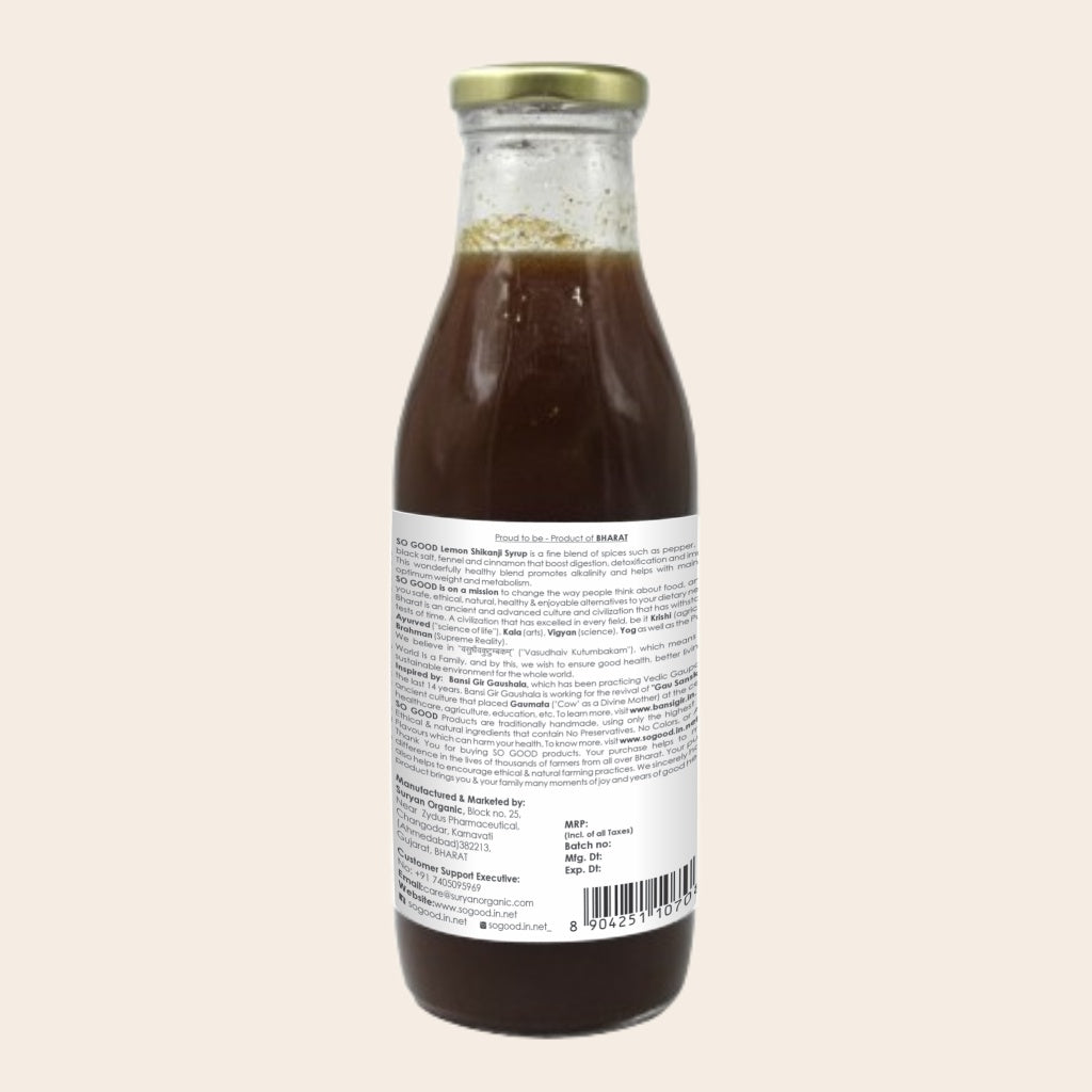 Lemon Shikanji Syrup 500ml