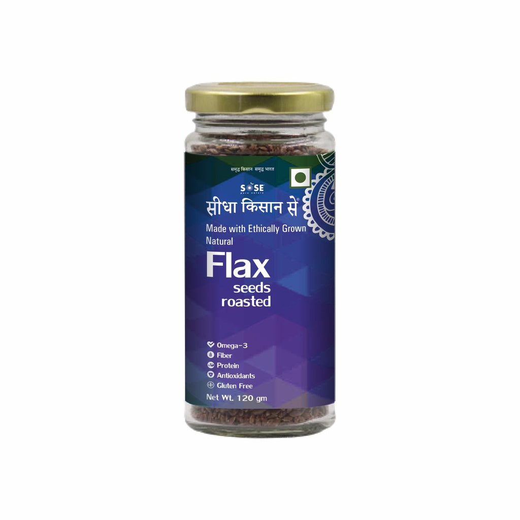 Flax Seeds Roasted (alsi) 120gm