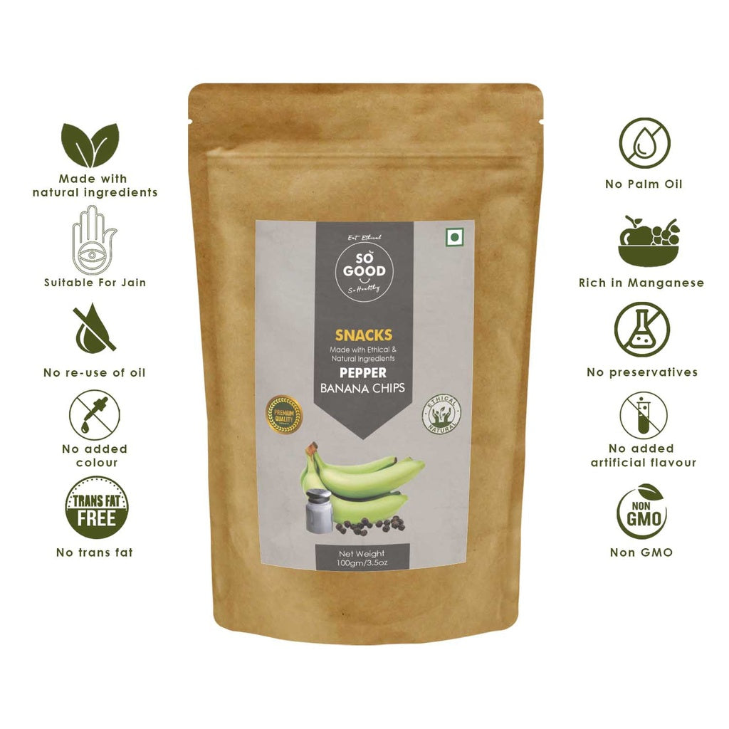 Pepper Banana Chips 100gm