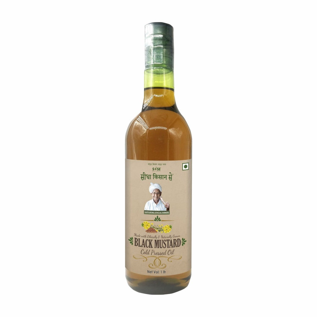 Black Mustard Oil Cold Pressed (kali Sarso) 1ltr
